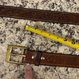 Full grain leather belts