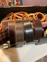 Full grain leather belts