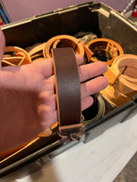 Full grain leather belts