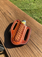 Knife scabbard, pancake sheath