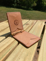 Money clipper wallet (western feather)