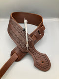 Boarder stamped guitar strap