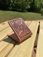 Money clipper wallet (western floral)