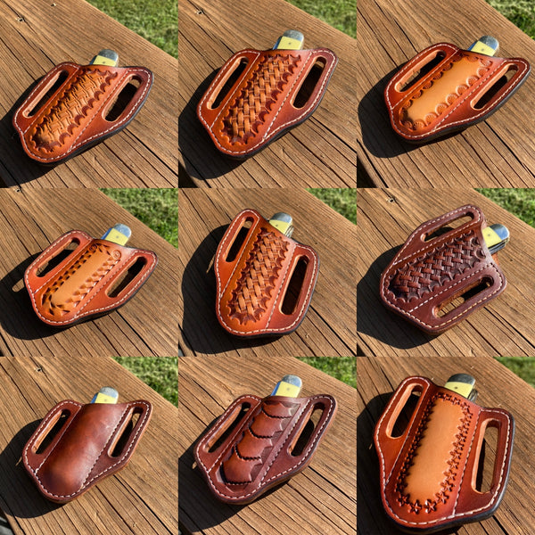 Knife scabbard, pancake sheath