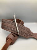 Boarder stamped guitar strap