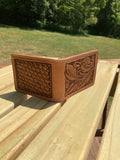 Money clipper wallet (western feather)