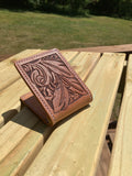 Money clipper wallet (western feather)